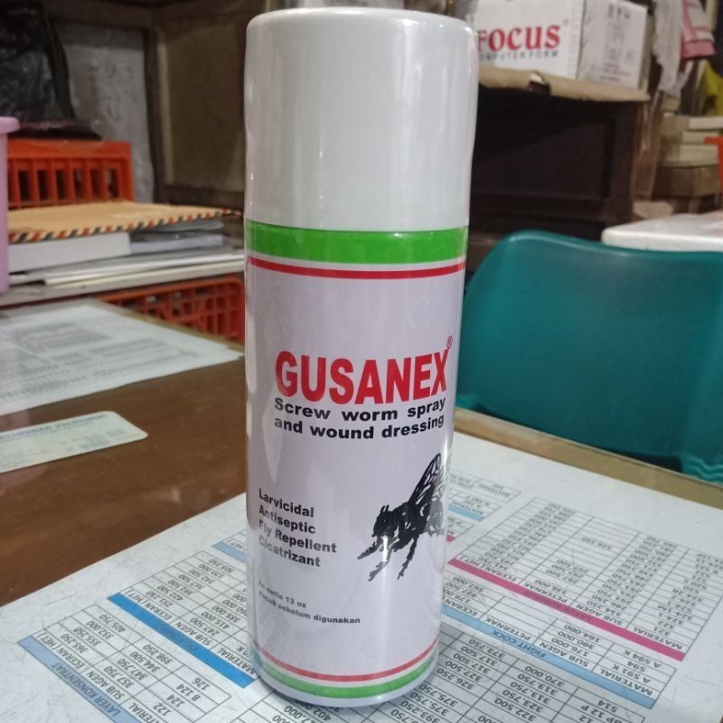 gusanex spray obat semprot anti lalat untuk luka hewan 100% asli original