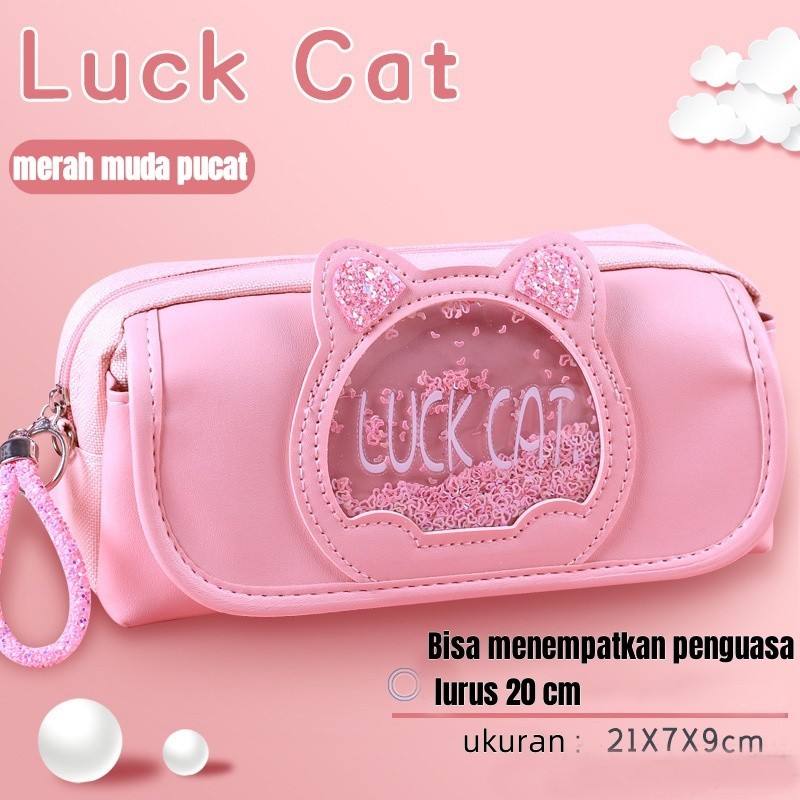 

Tempat Pensil Glitter Lovely Cat/Tempat Pensil 3 Lapis Berkapasitas Besar/Tempat Pensil Glitter Cute