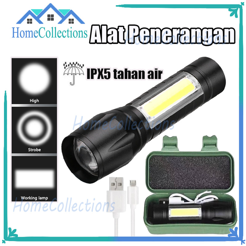 Zoom Super Terang Swat Police Light/Terang Senter Swat Police LED/Senter Police Led Mini Zoom