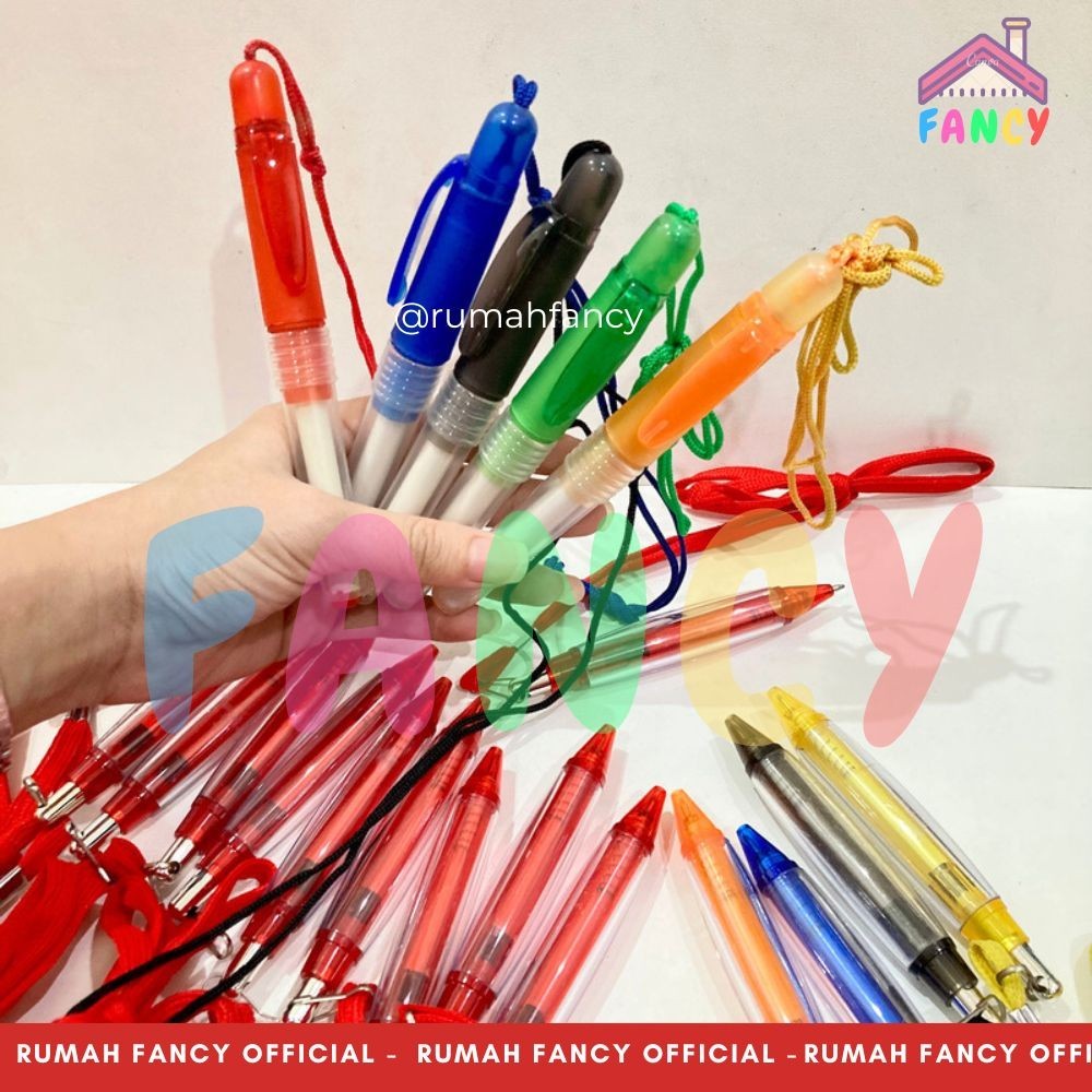 

Pulpen Cabe / Pulpen Boss Tali / Pulpen Plastik Promosi /Ballpoint Boss Tali Souvenir Warna-warni TERMURAH