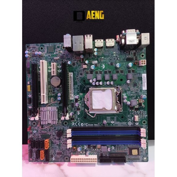 Motherboard Mainborad Mobo Pc Acer Q77 1155 4 Slot Ram USB 3.0 2 Slot PCI e Murah