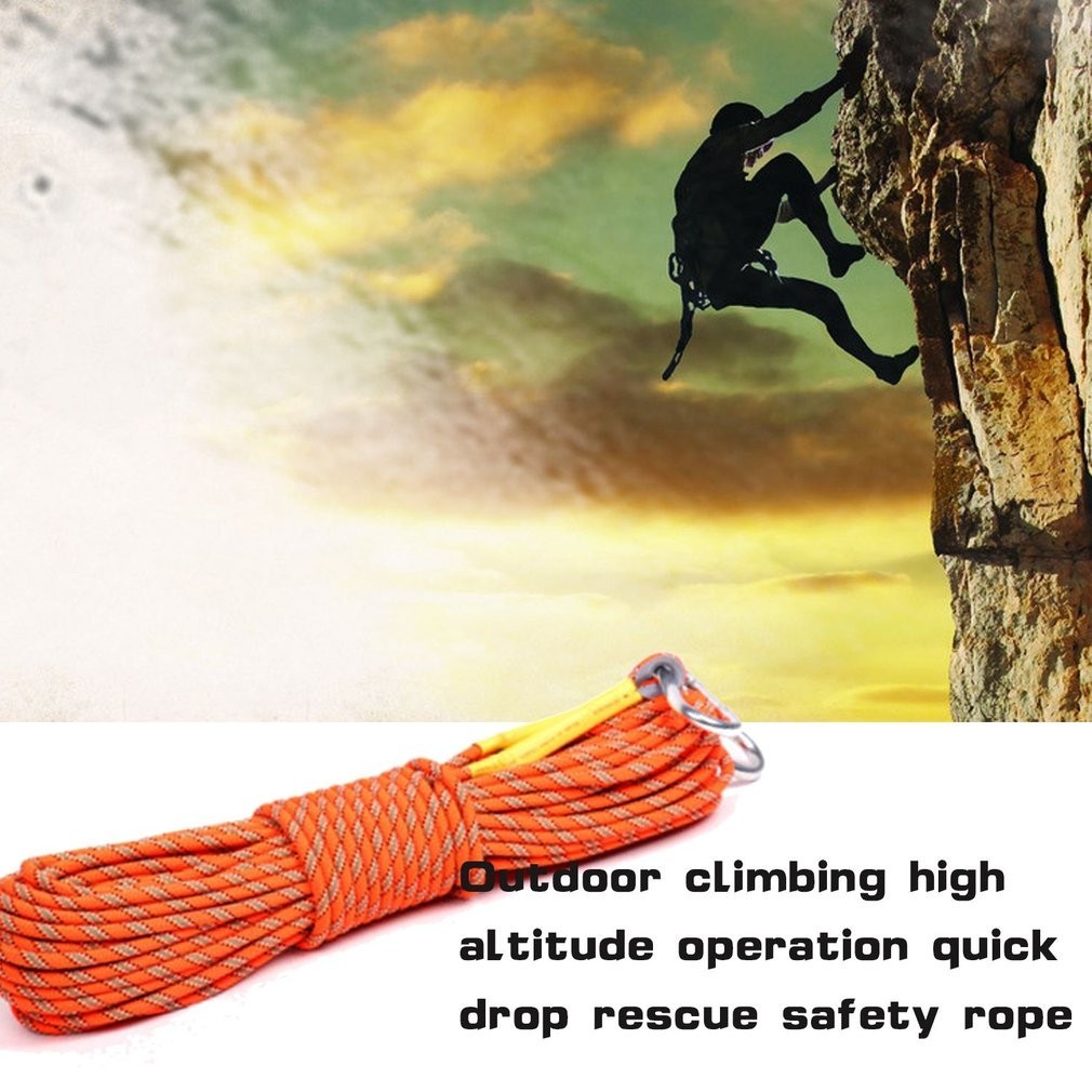 Tali Outdoor Darurat Panjat Tebing Survival Fire Rope 20M - RM-20 - Orange / Alat Bantu Panjat Tebin
