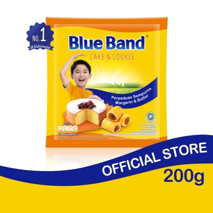 

Blue Band Cake and Cookies 200 gr Margarin untuk Kue