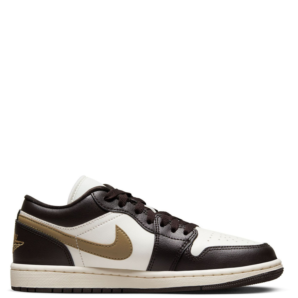 Nike Air Jordan 1 Low Brown Black Mocha Swoosh