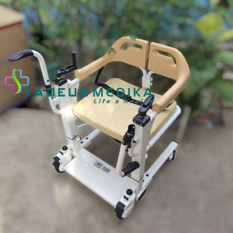 Kursi Roda Transfer Pasien Hidrolik BAB Commode Chair