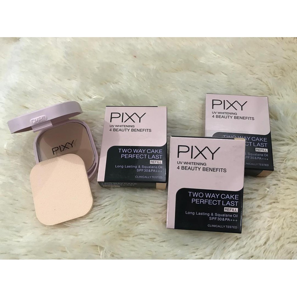 ✿CANTIKA✿ PIXY Two Way Cake Perfect bedak padat TWC Last REFIL SPF 30&PA+++