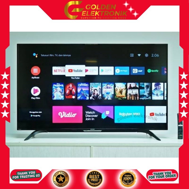 LED TV SHARP 50EG1i ANDROID TV FULL HD TV 2T-C50EG1i 50EG 50 INCH