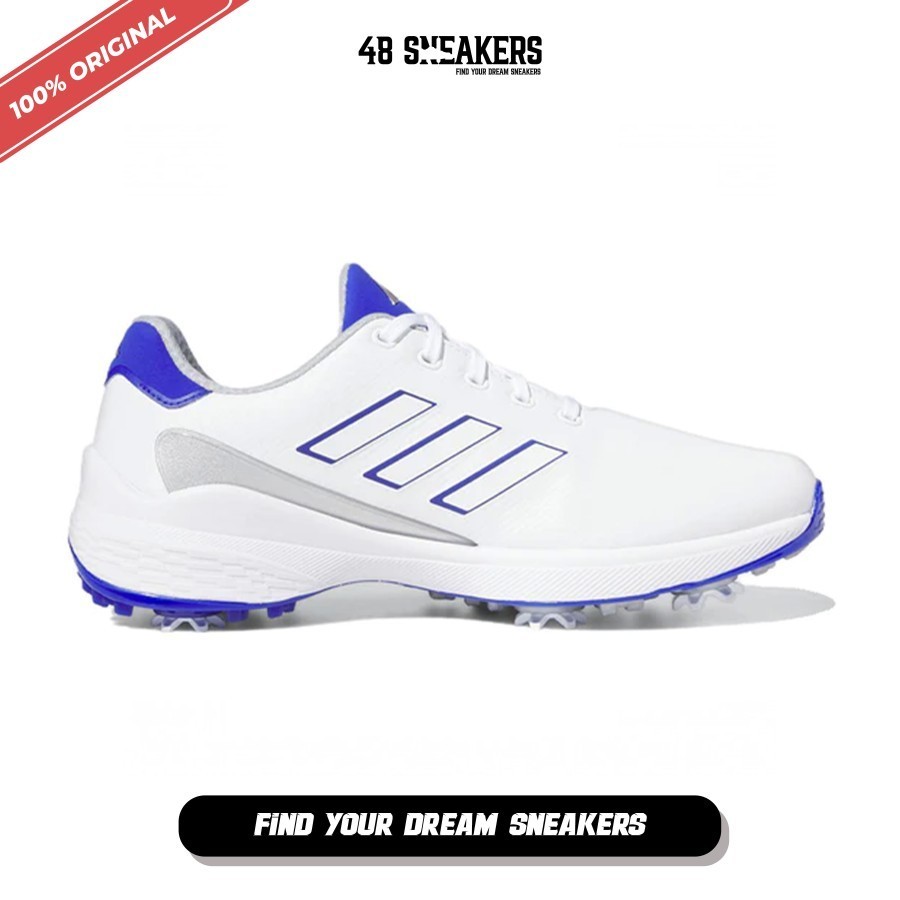 Sepatu Golf Pria Adidas ZG23 Golf White Blue (H03673) Original
