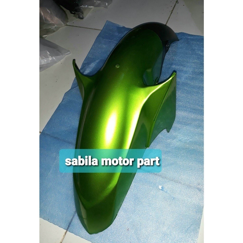 spakbor depan yamaha jupiter mx lama 2005_2010 warna hijau
