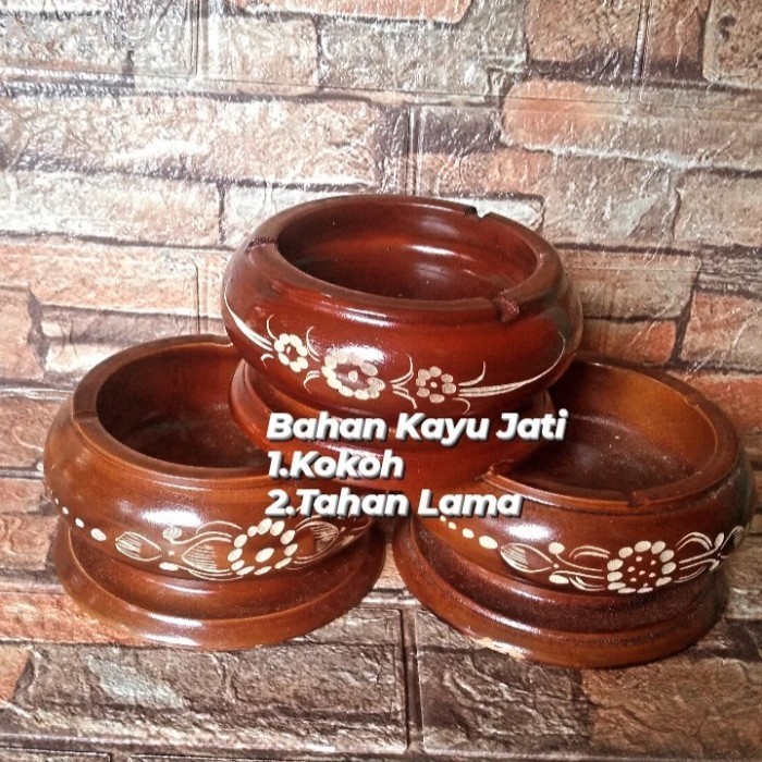 

Asbak Kayu Jati Ukir / Asbak Unik Kualitas Super Termurah murah