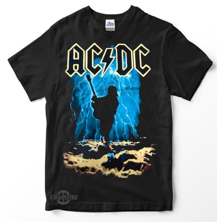 kaos ACDC 6 - LIGHTNING / Premium Tshirt acdc / kaos acdc / kaos band