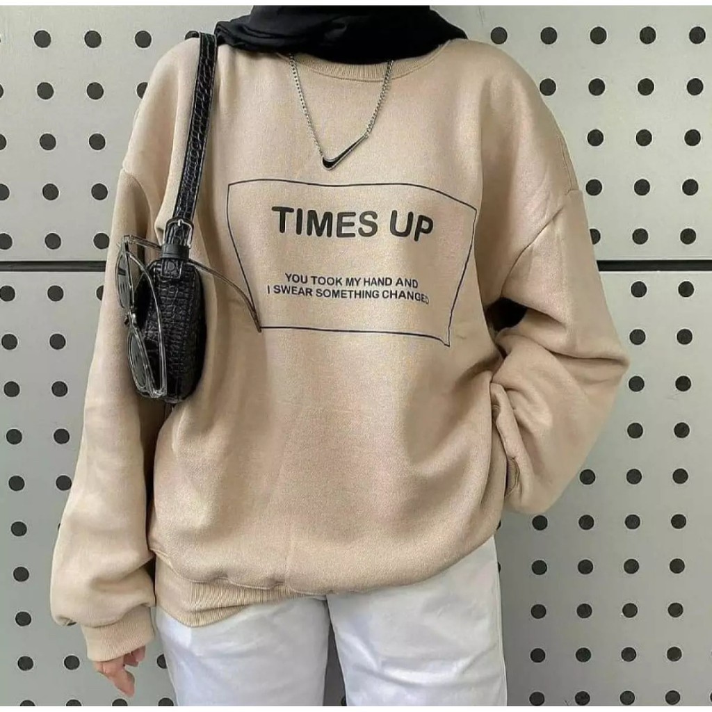 SWEATER WANITA - TIMES UP SWEATER - SWEATER WANITA TERBARU