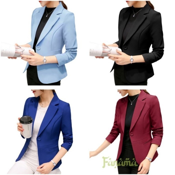Blazer Kerja Blazer Kantor Wanita Jas Blazer Slimfit Blazer Formal