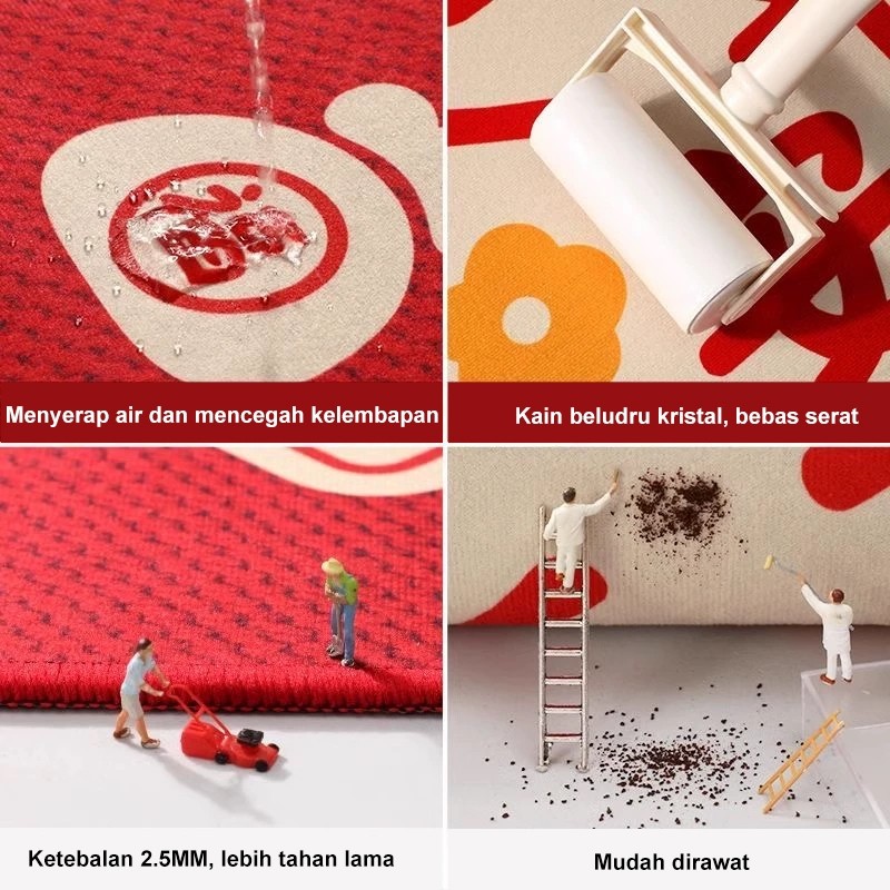 EXCLUSIVE Barang Bagangan Dalam Stok Keset Kamar Mandi Anti Licin Dan Slip Ukuran 40x60Cm / Keset