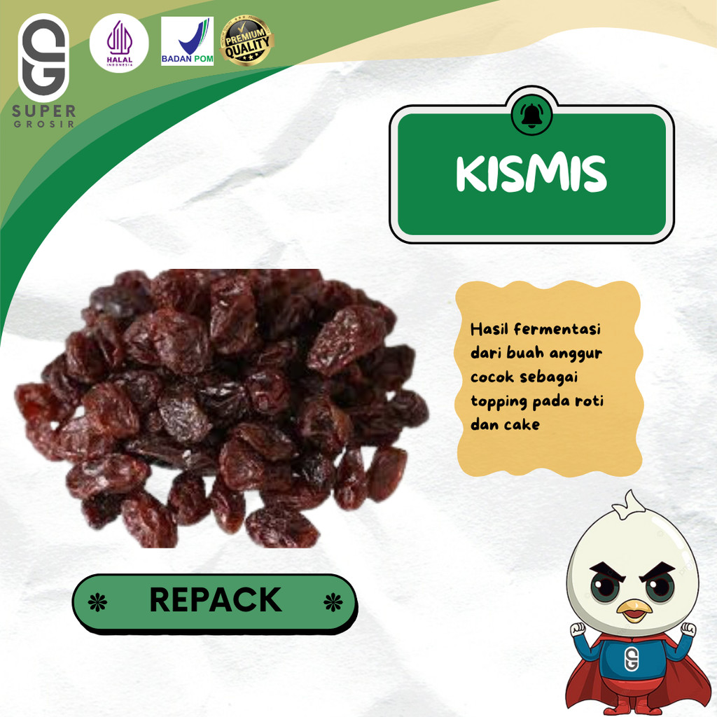 

Kismis | Raisin Kemasan Repack