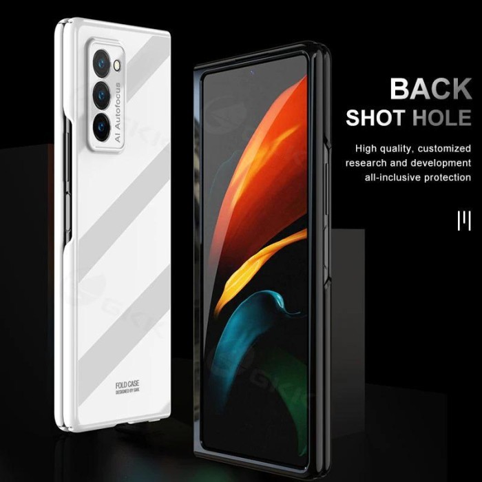 Glass Glass Case for Samsung Galaxy Z Fold 2 Casing