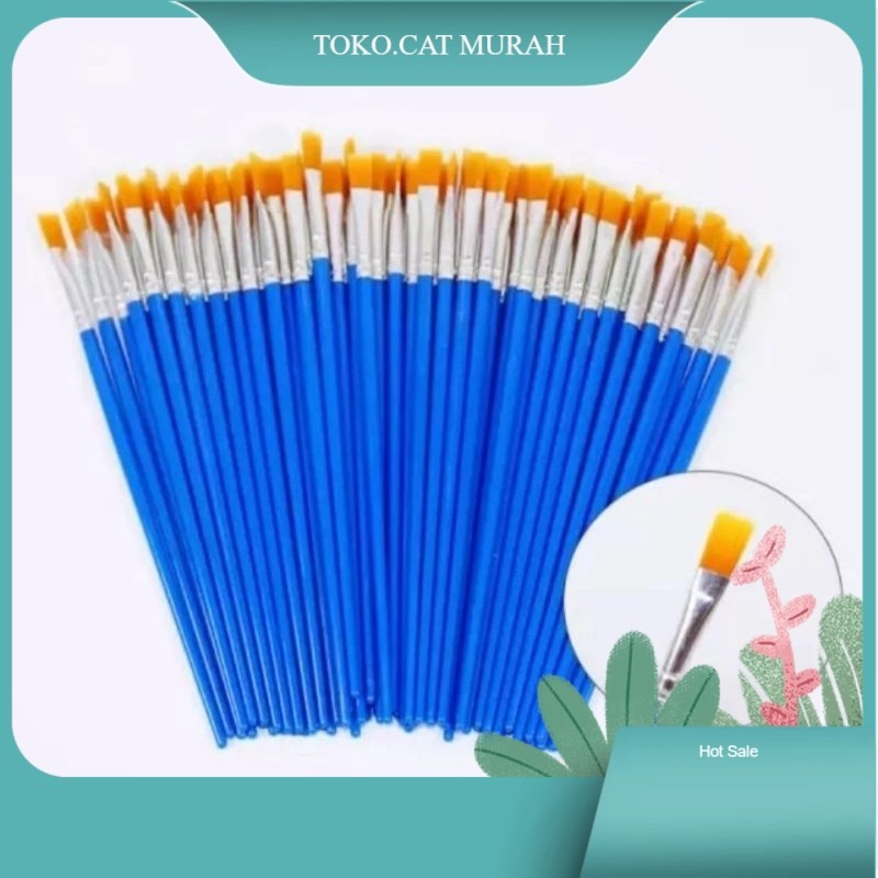 

Kuas Lukis Nilon Flat Brush Painting Akrilik Acrilic Cat Air Paint Termurah