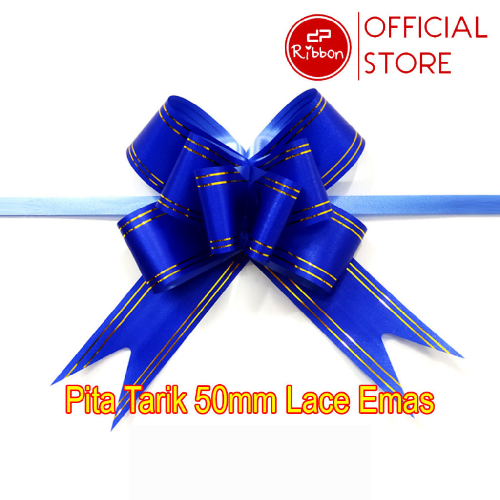 

1 PCS Pita Tarik 50mm Lis Emas Serut Besar
