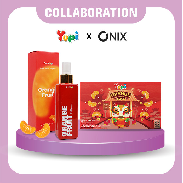

Yupi X Onix Orange Slice Box and Orange Fruit Body Mist