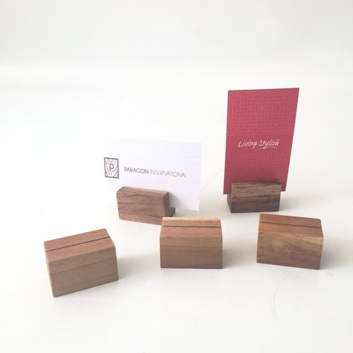 

GFJ name tag / food tag display kayu jati 3,5x3,5x9cm