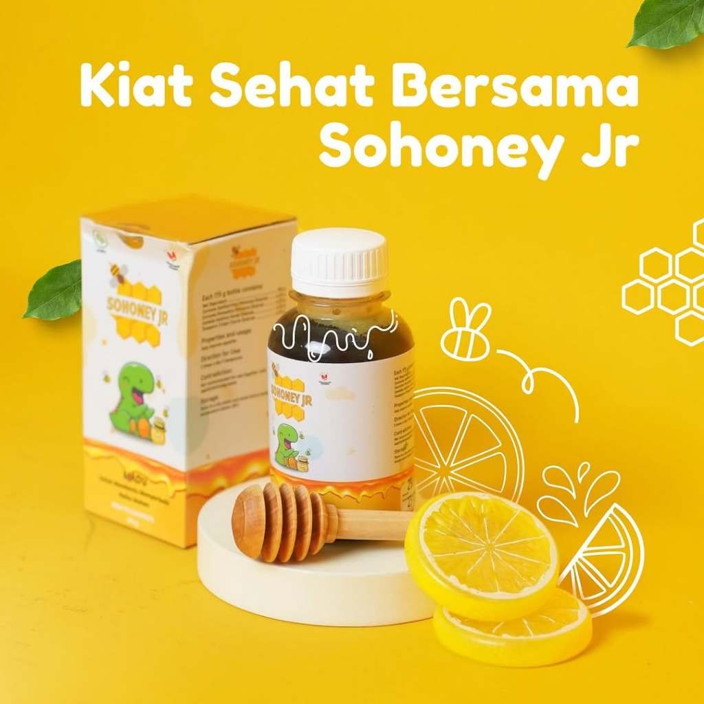 

SOHONEY JR ASLI ORIGINAL 100% - MADU HERBAL PENAMBAH NAFSU MAKAN ANAK Herbal Alami