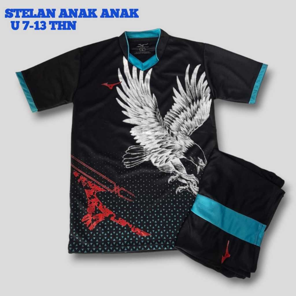 【rairtrseller】 Baju Bola Setelan Jersey Anak Baju Bola Futsal Voli SSB Junior Putra Putri Set Baju C