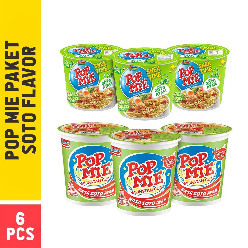 

Bundling 6 Pcs - Pop Mie Soto Flavour