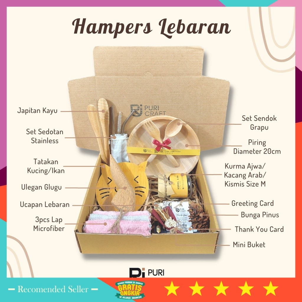 

Hadiah Wedding Anniversary Hampers Murah / SESADU Series / Hampers Lebaran / Kado Pernikahan / Hampers Idul Fitri / Hampers Idul Adha / Kado Nikah / Wedding Gift / Kado Kekinian / Hampers Murah / Hampers Nikah
