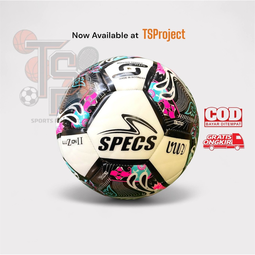 Bola Sepak Original - Bola Kaki Specs Mada Illuzion 2 Termurah