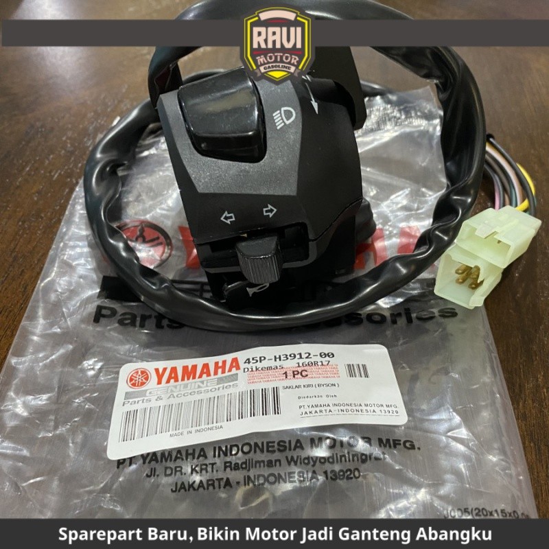 45P SAKLAR KIRI YAMAHA MOTOR BYSON BISON TOMBOL KLAKSON SEIN DIM SEN HORN DIMMER
