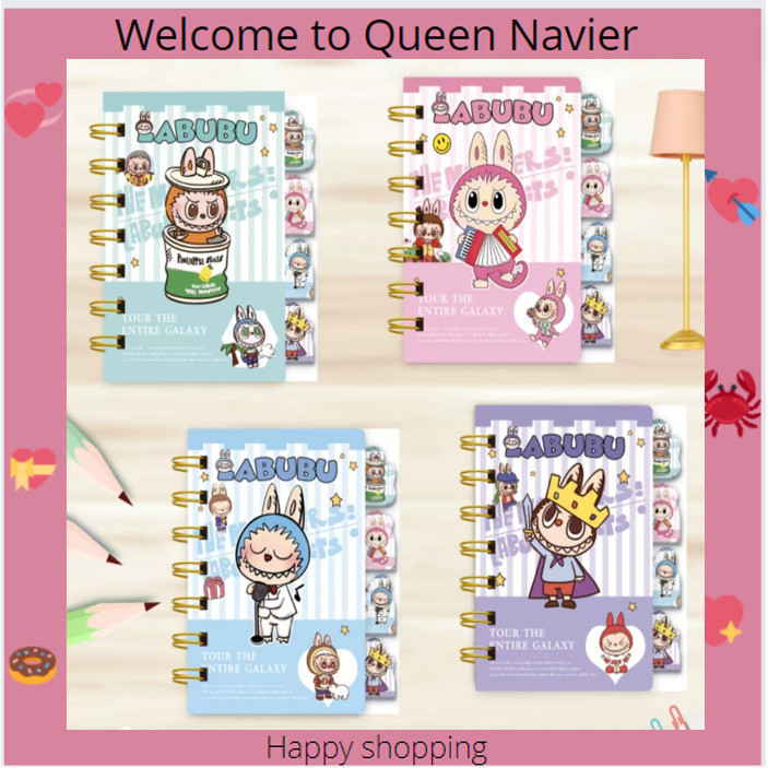 

QN - Notebook Coil Labubu Buku memo diary popmart