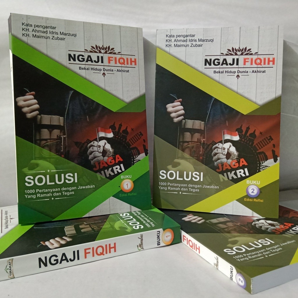 NGAJI FIQIH BEKAL HIDUP DUNIA AKHIRAT / buku fiqih / buku agama islam jilid 1/2 / BUKU LIRBOYO