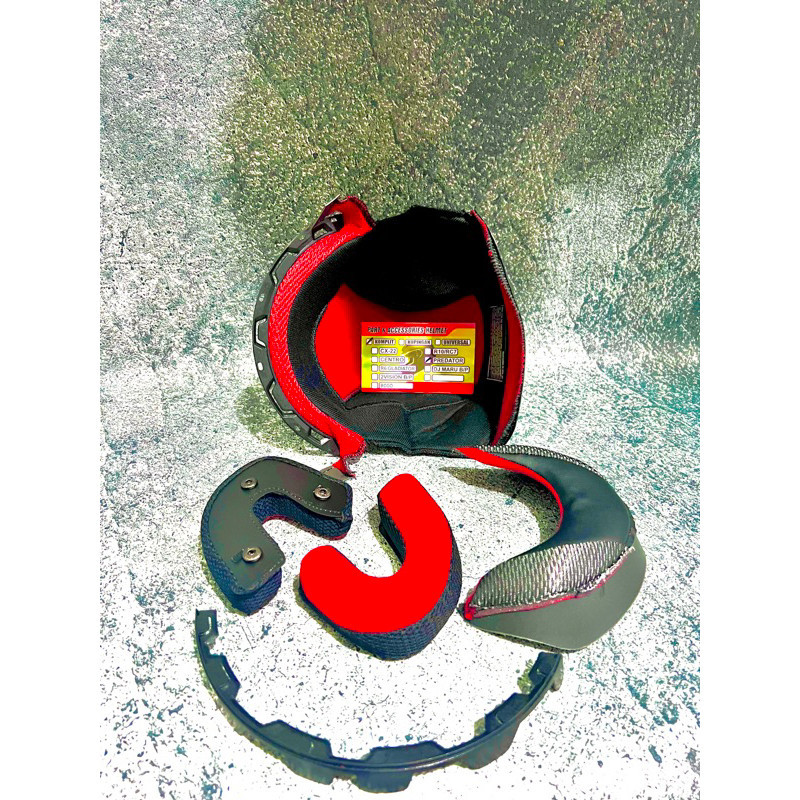 BUSA HELM NHK PREDATOR FULLSET Spos Untuk Helm NHK Predator