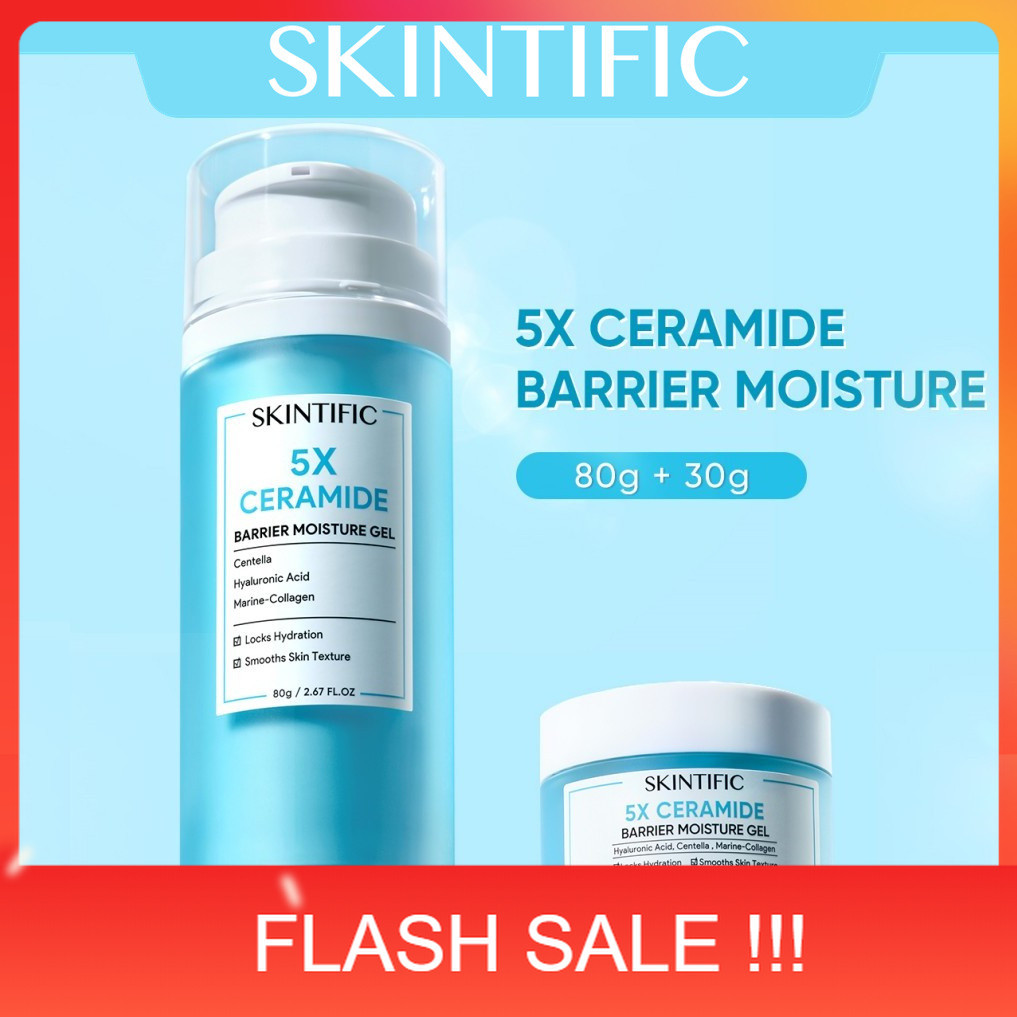 PROMO [BPOM] [100% Ori] 2PCS SKINTIFIC 5X Ceramide Barrier Repair Moisture Gel 30g Kulit Sensitif Sk