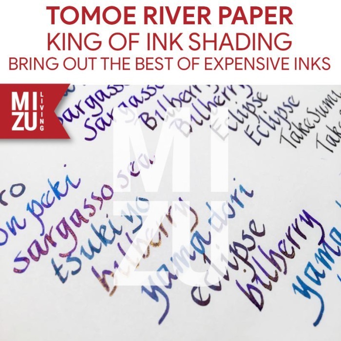 

PROMO!! -TOMOE RIVER 52gsm Loose Sheets 50pcs Kertas Special Fountain Pen Paper - A6, WHITE