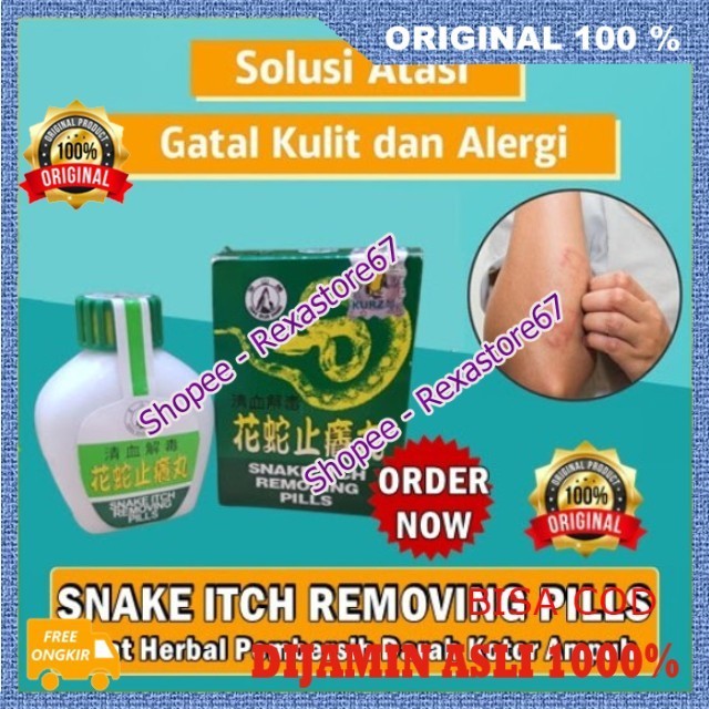 BPOM Obat Herbal Cina Gatal Kulit Alergi Ampuh Pembersih Darah Kotor ASLI