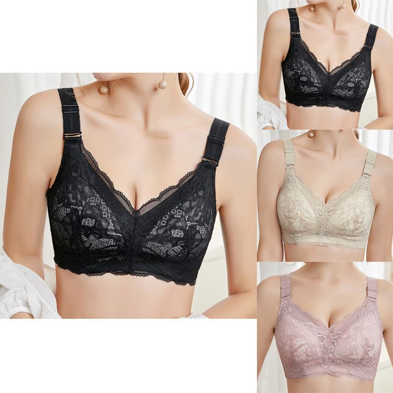 Renda Emulsi Tidak Ada Pelek Push Up Bra Seamless Pakaian Dalam Wanita Bh Lingerie Sexy Tanpa Kawat 