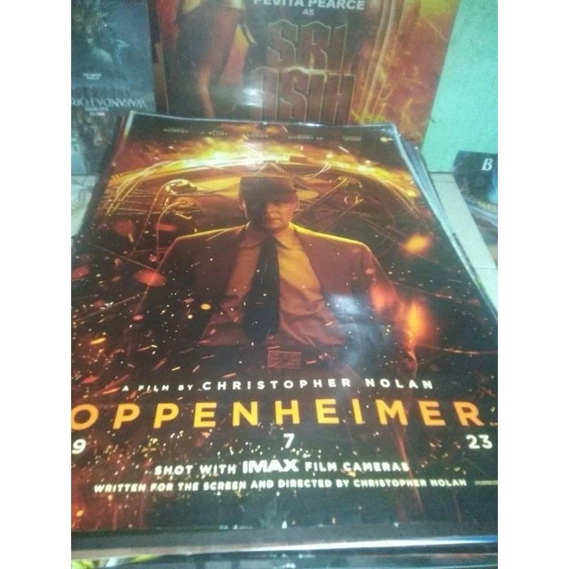 Original Poster Film Bioskop Oppenheimer Official One Sheet