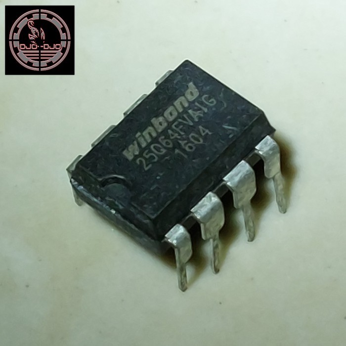 25Q64FVAIG Dip-8 IC W25Q64 FVAIG Winbond 25Q64 Memory 64M-Bit 3V QPI