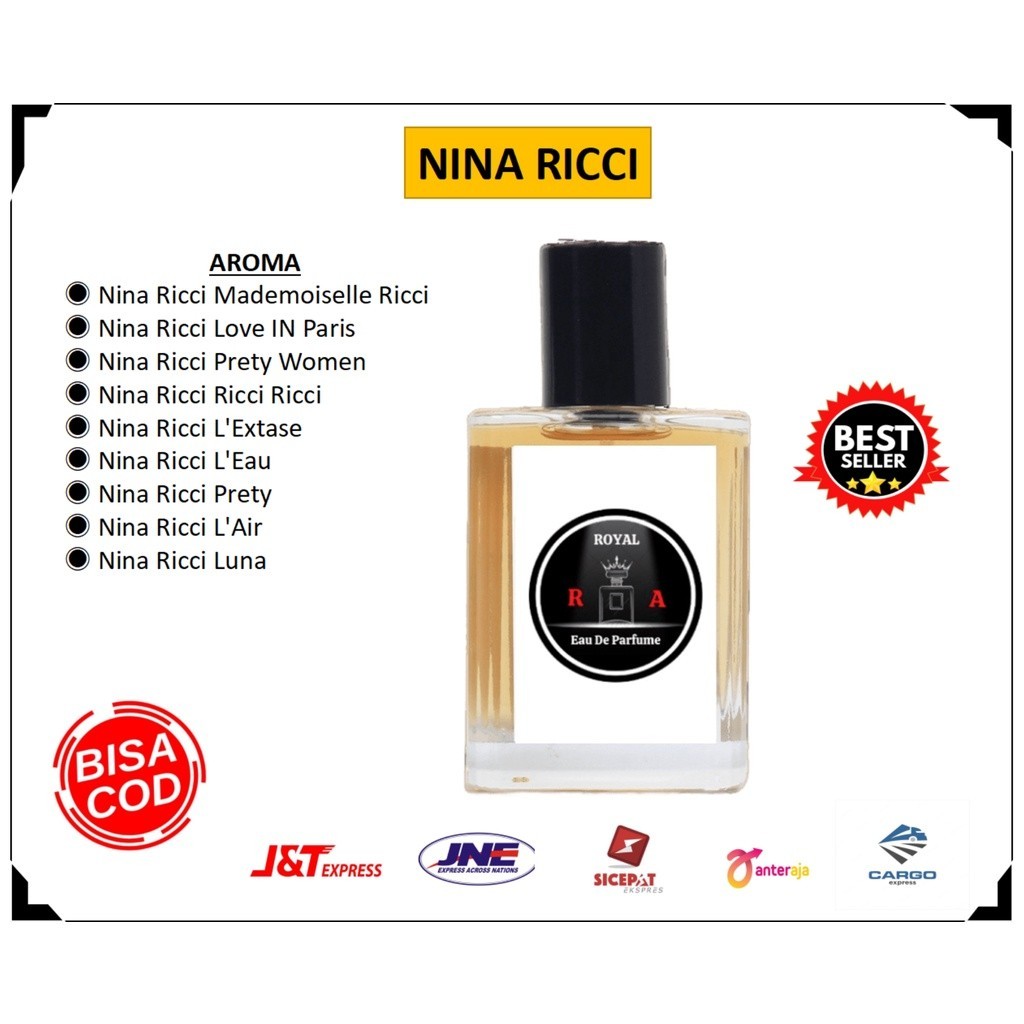 [Platinum] Parfum Wanita Nina Ricci -  Eau de Parfume 35ml 50ml 100ml EDP Tahan 12 Jam