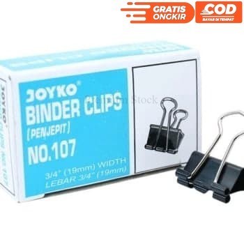 

Penjepit Kertas/Binder Klip/Binder Clip No.107 Joyko