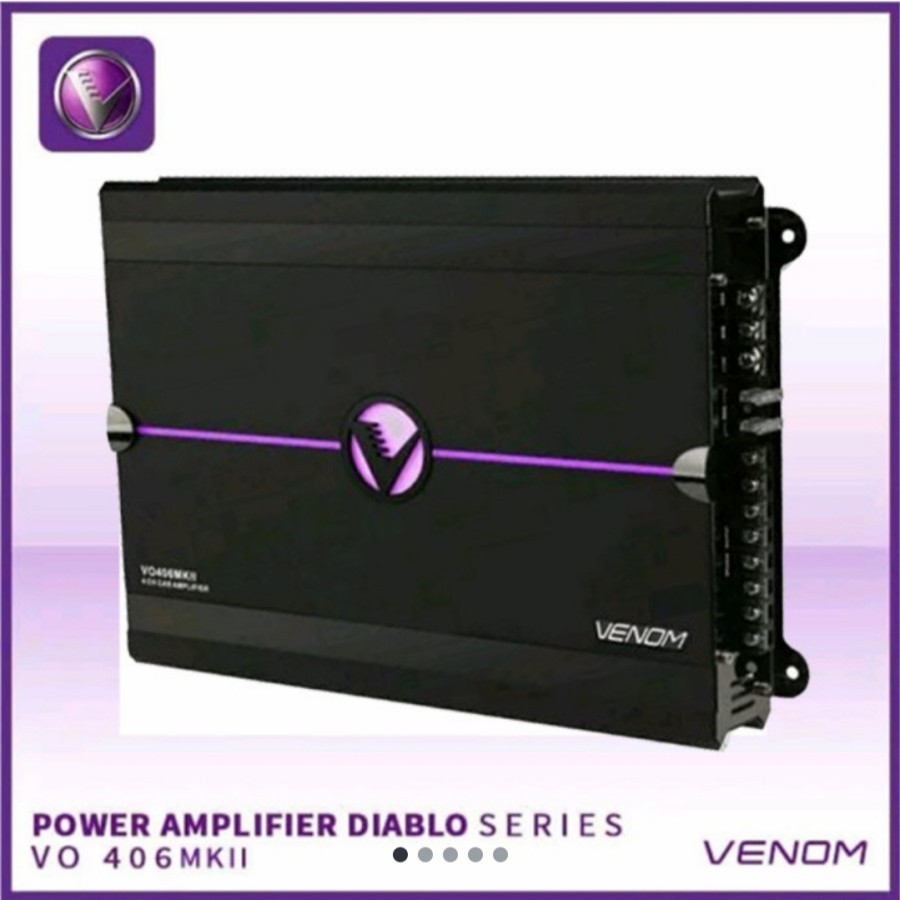 Power Venom Diablo VO 406MKII / VO 406 MKII Amplifier 4 Channel Diablo Resmi