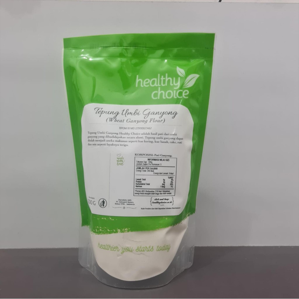 

Healthy Choice - Tepung Umbi Ganyong 500g ( Wheat Ganyong Flour )