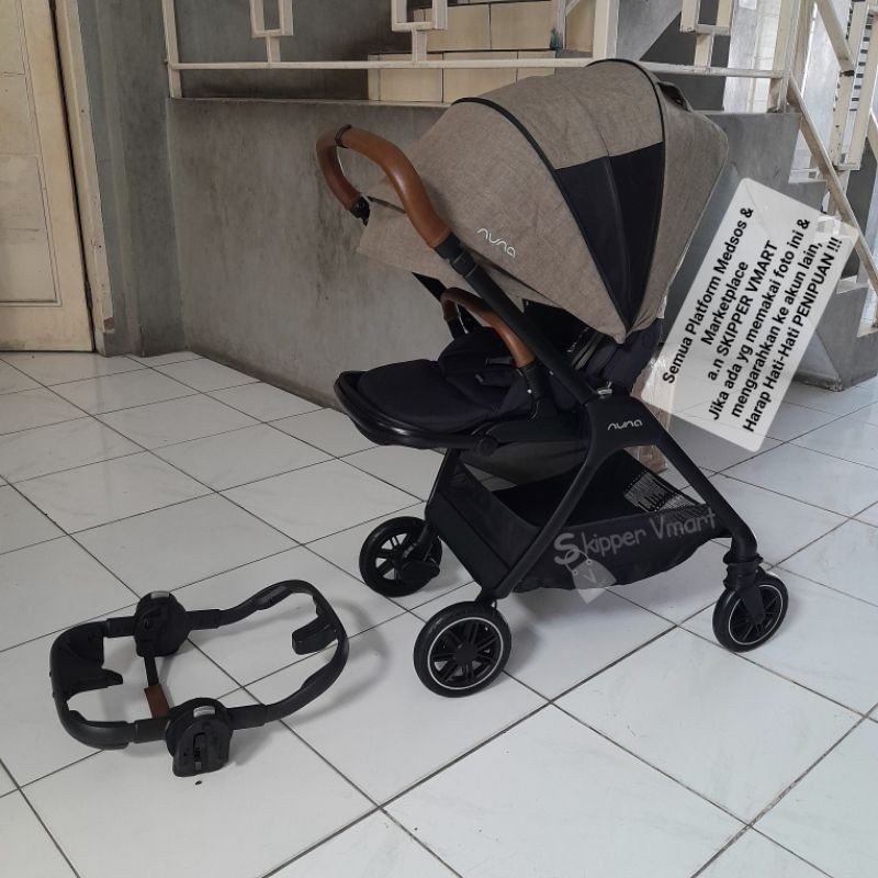 NEW DISKON 70% Stroller Stroler NUNA TRIV TIMBER RANGKA FULL BLACK Second Bekas Used Preloved