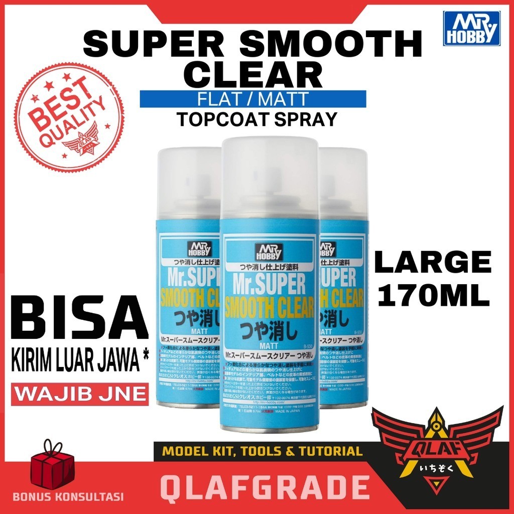 MR SUPER SMOOTH CLEAR FLAT B530 TOP COAT