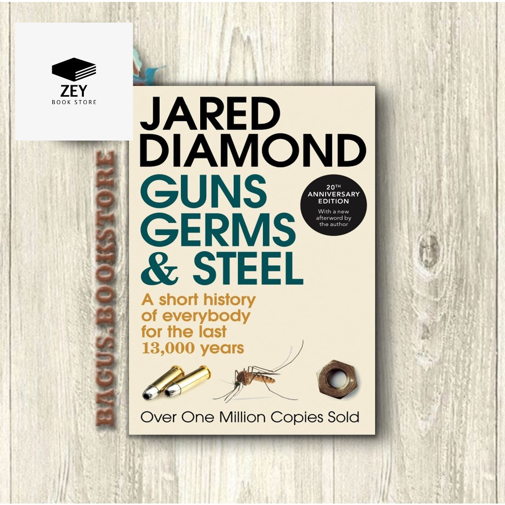 BUKU Gun Germs & Steel - Jared Diamond (English) - ZEYBOOKSTORE