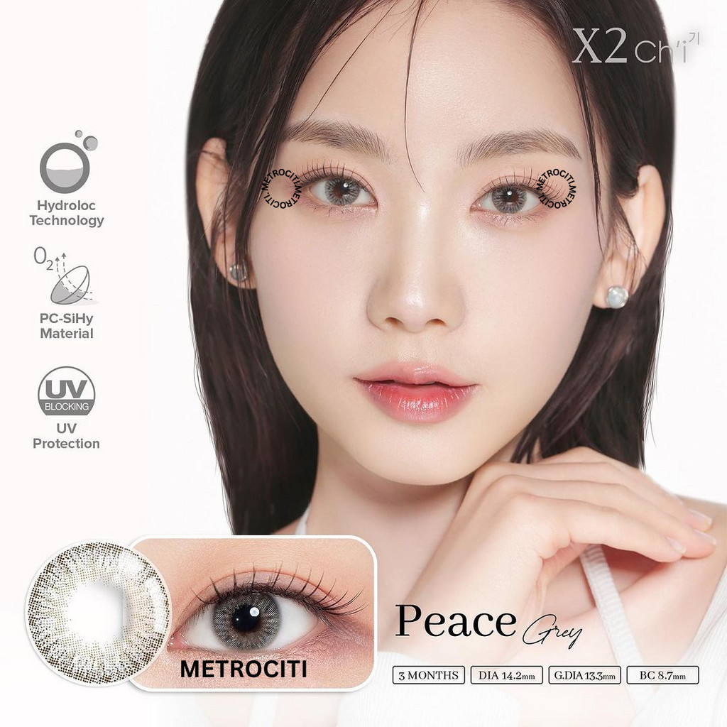 METROCITI Softlens X2 CHI 14.2MM Softlens Harian , Softlens Black Minus , Softlens Minus , Softlens 