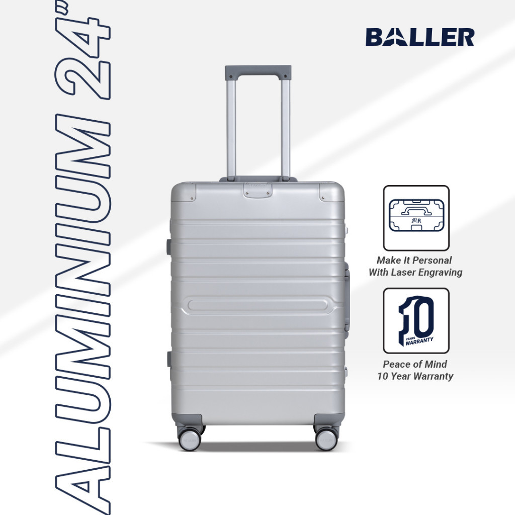 BALLER - Koper Baller Aluminium 24 inch - Silver