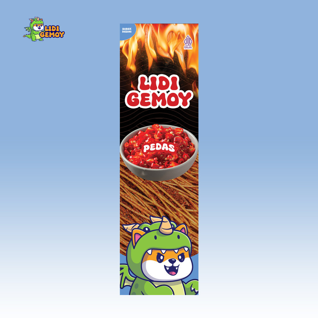 

Lidi Gemoy Pedas 25gr