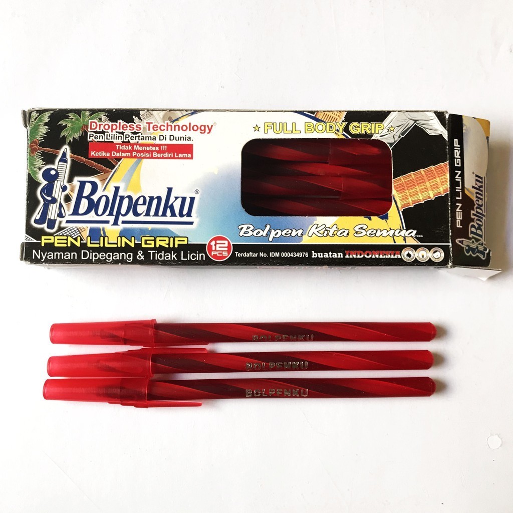 

Pulpe Grip/ Spiral MURAH (Pulpen Lilir BOLPENKU Merah)